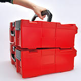 Модульний ящик для інструменту 456x372x155 мм (пластик) TOPTUL TBBE0602, фото 2