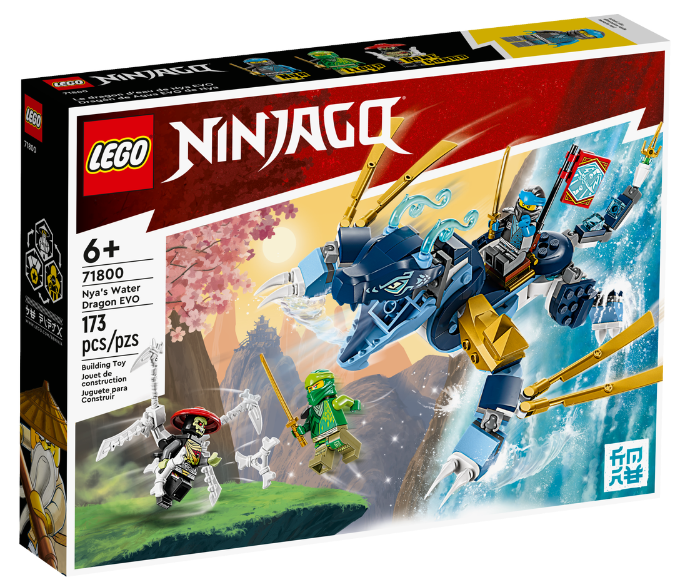 Конструктор LEGO NINJAGO Водяний дракон Нії EVO 173 деталі (71800)