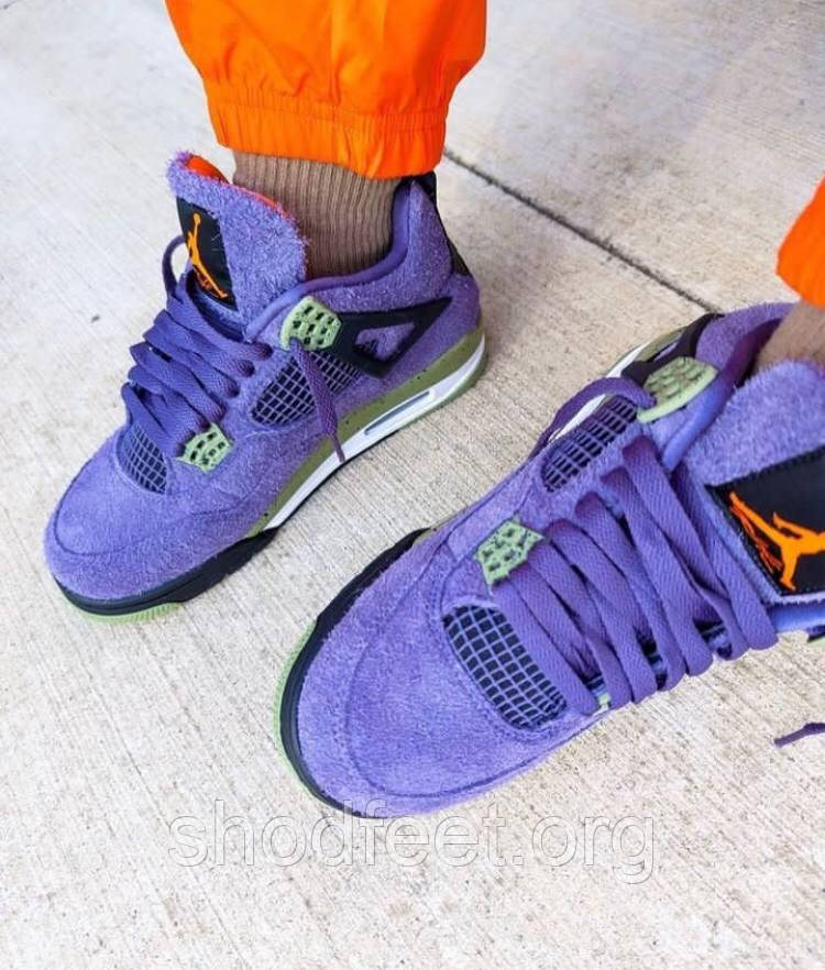 Кросівки Air Jordan 4 «Canyon Purple»