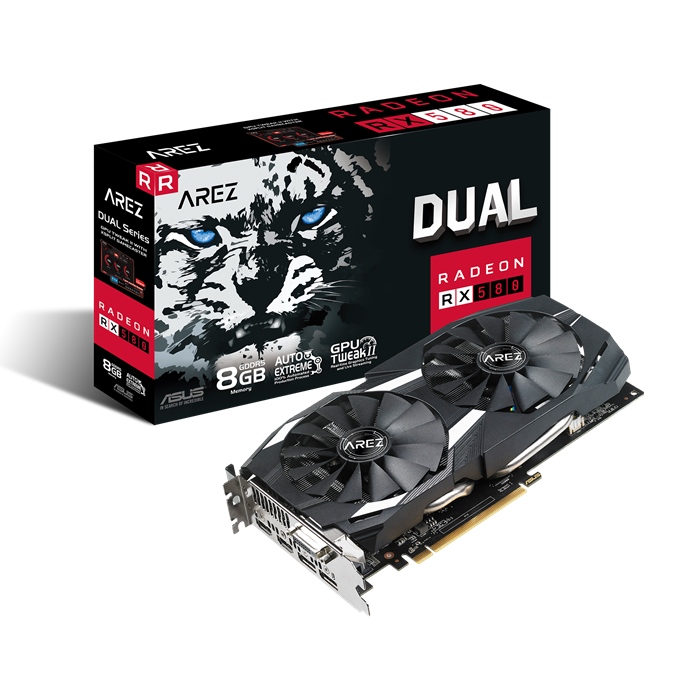 Відеокарта Asus Radeon RX 580 Dual 8GB GDDR5 Refurbished