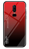 Чохол OnePlus 6 Gradient Hello