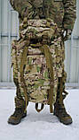 Рюкзак тактичний військовий, штурмовий рюкзак зсу мультикам, армійський рюкзак тактичний 80 літрів, фото 2