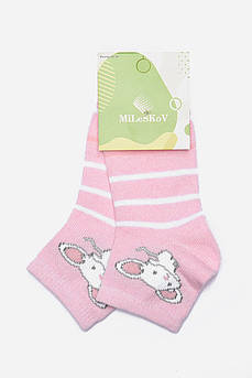 Шкарпетки дитячі для дівчинки рожевого кольору розмір 26-30                                          154015M