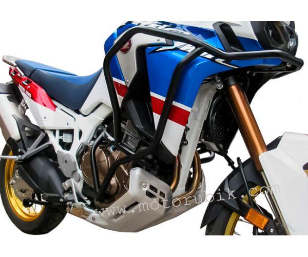 Захисні дуги Bunker чорні та срібло для HONDA CRF1000L Africa Twin Adventure Sports