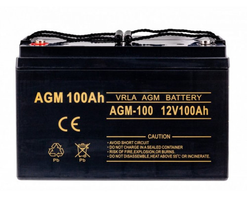 Акумулятор тяговий для ДБЖ / ИБП Volt Polska AGM 12V 100Ah VRLA - фото 2 - id-p1747620711
