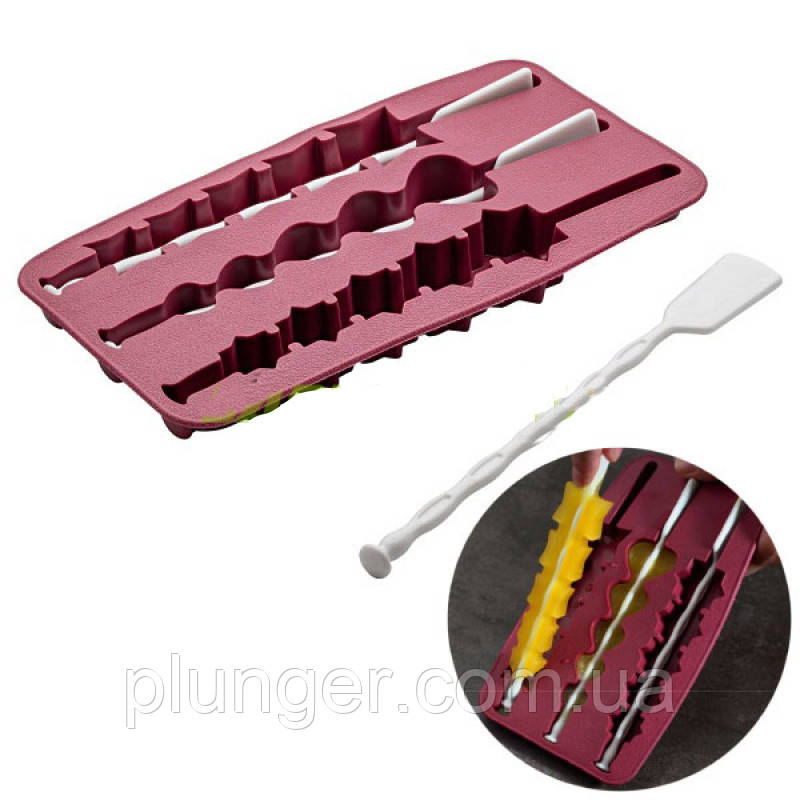Силіконова форма для цукерок, льоду, мармеладу Фігурна, фото 1