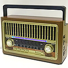 Радіоприймач акумуляторний 3в1, з МР3-плеєром, LED-ліхтарем, Everton RT-324 / Радіостанція / Ретро радіо, фото 3