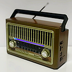 Радіоприймач акумуляторний 3в1, з МР3-плеєром, LED-ліхтарем, Everton RT-324 / Радіостанція / Ретро радіо, фото 5