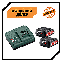 Базовий комплект Metabo 12 В, Li-Power 2x2.0 Ач TSH