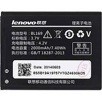 Аккумулятор для Lenovo A789/S560/P800 (BL169) 2000mAh Оригинал Euro 2.2