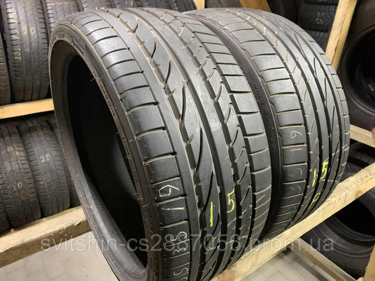 Літні шини 235/35R19 Bridgestone Potenza RE 050A 7мм 2шт