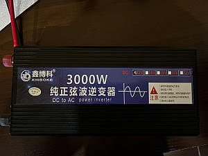 В наявності. Чистий синус. Інвертор 12 В 3000W. Для котла, насосу, холодильника.