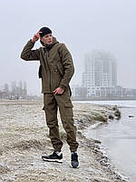 Костюм мужской тактический Куртка + Штаны Soft Shell койот весенний осенний демисезонный Комплект Софт Шелл