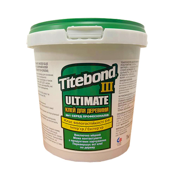 Клей TITEBOND III ULTIMATE D4 для дерева (1418), 1 кг