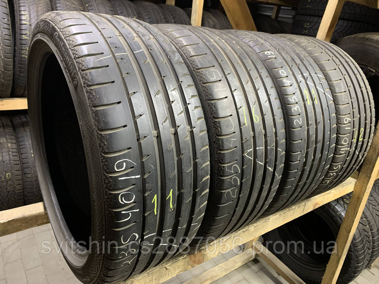 Шини літо 235/40R19 Continental ContiSportContact 3 6мм 4шт, фото 1