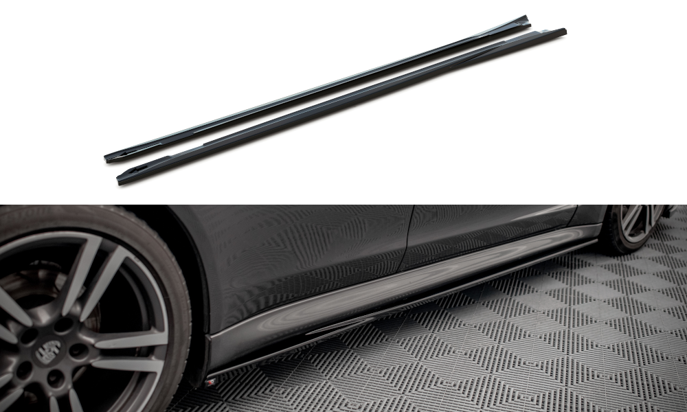 Пороги Porsche Panamera 970 (09-13) тюнінг обвіс спідниця елерон (V2)