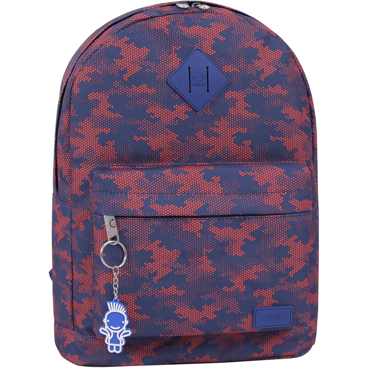 Різнокольоровий тканинний рюкзак унісекс Bagland Молодіжний 17 л міський/шкільний 482