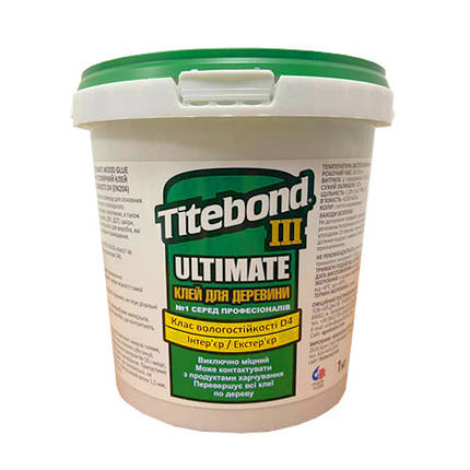 Клей TITEBOND III ULTIMATE D4 для дерева (1418), 1 кг, фото 1