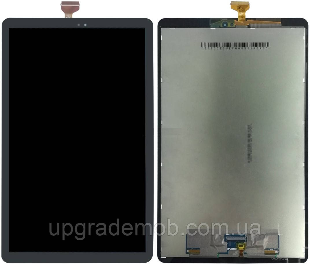 Дисплей модуль тачскрин Samsung T590 Galaxy Tab A 10.5 Wi-Fi /T595 LTE чорний оригінал переклеєне скло