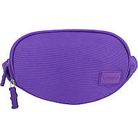 Фиолетовая текстильная бананка на пояс/через плечо Bagland Bella 2 л на молнии 2 отделения 170 (0020266)