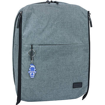 Рюкзак з USB роз'ємом на лямці та відділенням для ноутбука Bagland Dorsal 18 л сірий