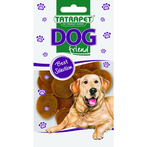 Ласощі для собак медальйони з м'яса курки TatraPet DOG friend 50 г