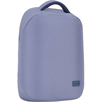 Рюкзак для ноутбука з ортопедичною спинкою Bagland Shine текстильний 16 л сірий