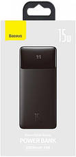 Павербанк Power Bank Baseus Bipow 30000mAh 15W Black, фото 5
