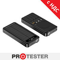 Повербанк 10000 мАг на сонячних батареях PROTESTER PRO-S10
