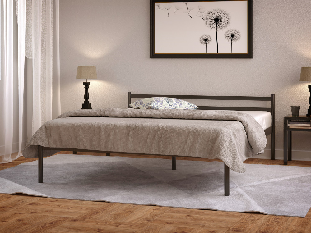 Ліжко металеве двоспальне 160x200 Comfort (Комфорт)
