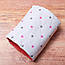 Подушка для годування та заколисування новонароджених, на руку, бавовна та плюш Minky - зірки з рожевим, фото 6