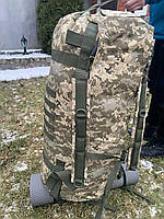 Тактический военный рюкзак пиксель на 120 л