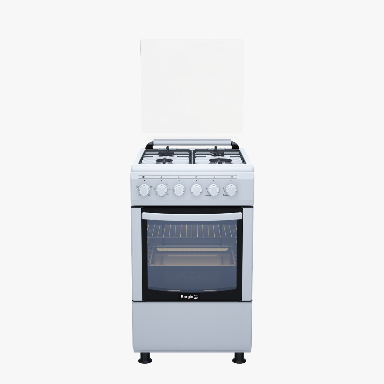 Плита комбінована Borgio GE 540W GCBLTF (cast iron)