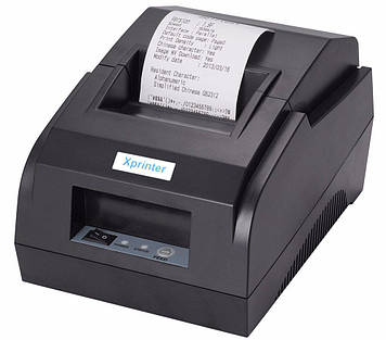 Чековий POS-принтер Xprinter XP-58IIL USB (Гарантія 1 рік) Black, GP, гарної якості, принтер чеків