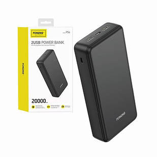 Повербанк на 2 USB Foneng P54 20000 mAh Чорний