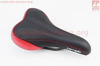 Сиденье на MTB, черно-красное CORRADO 6690 для велосипеда