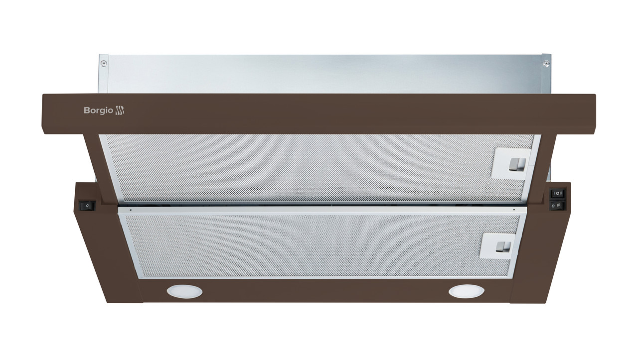 Кухонна витяжка телескопічна BORGIO TLF (TR) 50 Brown (850 м3)