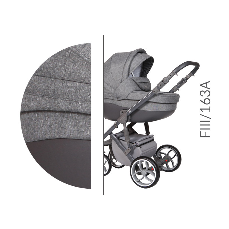 Дитяча універсальна коляска 2 в 1 Baby Merc Faster Style 3 FIII/163A