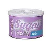 Паста сахарная для шугаринга в банке ItalWax Soft, 400 мл