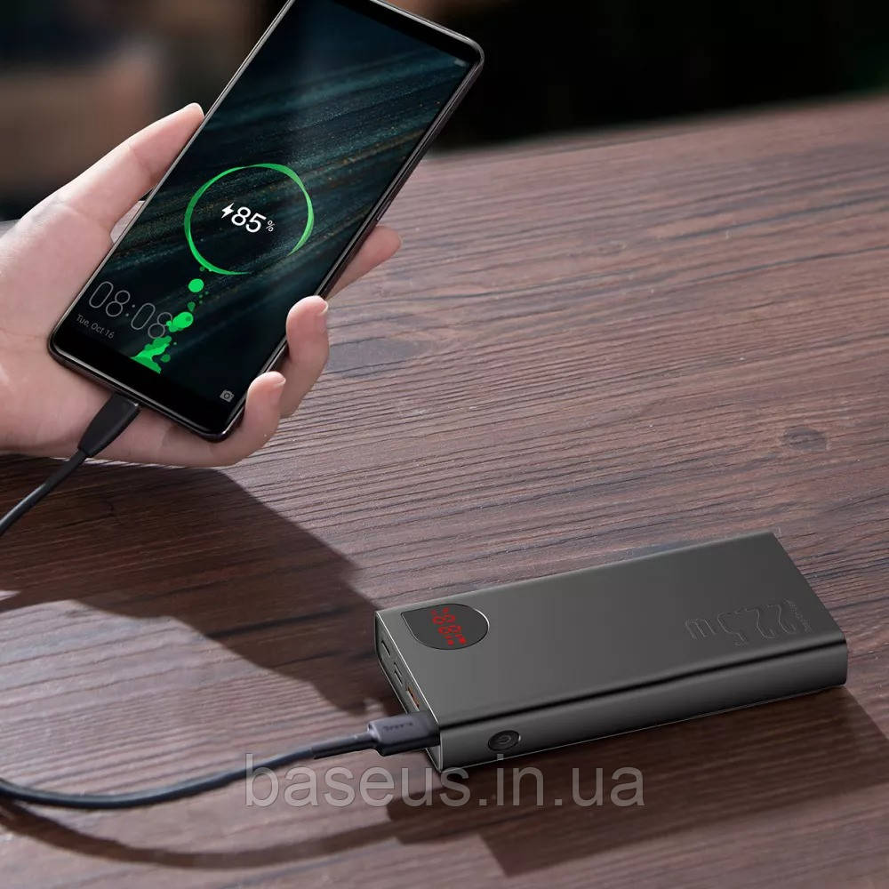 Портативна Батарея Baseus Adaman Metal Overseas 22,5W 20000mAh
