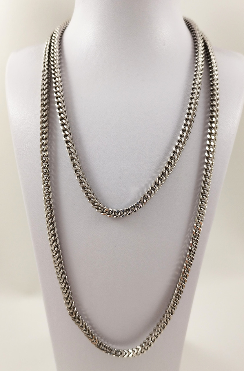 Ланцюг довгий із білого золота 585 проби ТС0042, фото 1