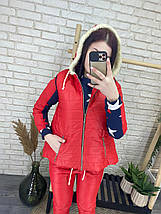 Розкішний жіночий костюм трійка, тканина "Плащівка+Трикотаж" 42, 44 розмір 42, фото 2