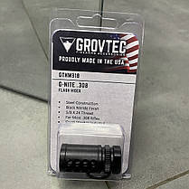 ДГК GrovTec G-Nite кал. 308 Win (7.62/51). Різьба 5/8"-24 (GTHM318). Дулове гальмо-компенсатор AR-10, фото 4
