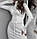 Плаття жіноче однотонне з корсетом норма трикотаж-рубчик розмір універсальний 42-46, колір уточнюйте під час зака, фото 3