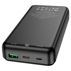 Power Bank , павербанк Hoco J87A Tacker 20000 мАч , швидка зарядка  (Чорний)