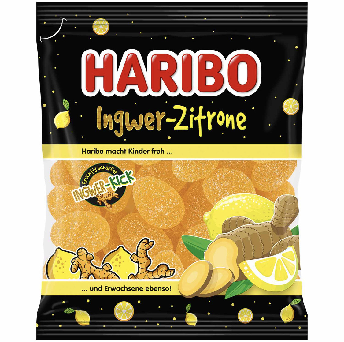 Haribo Ingwer-Zitrone з імбиром і лимоном 160g, фото 1