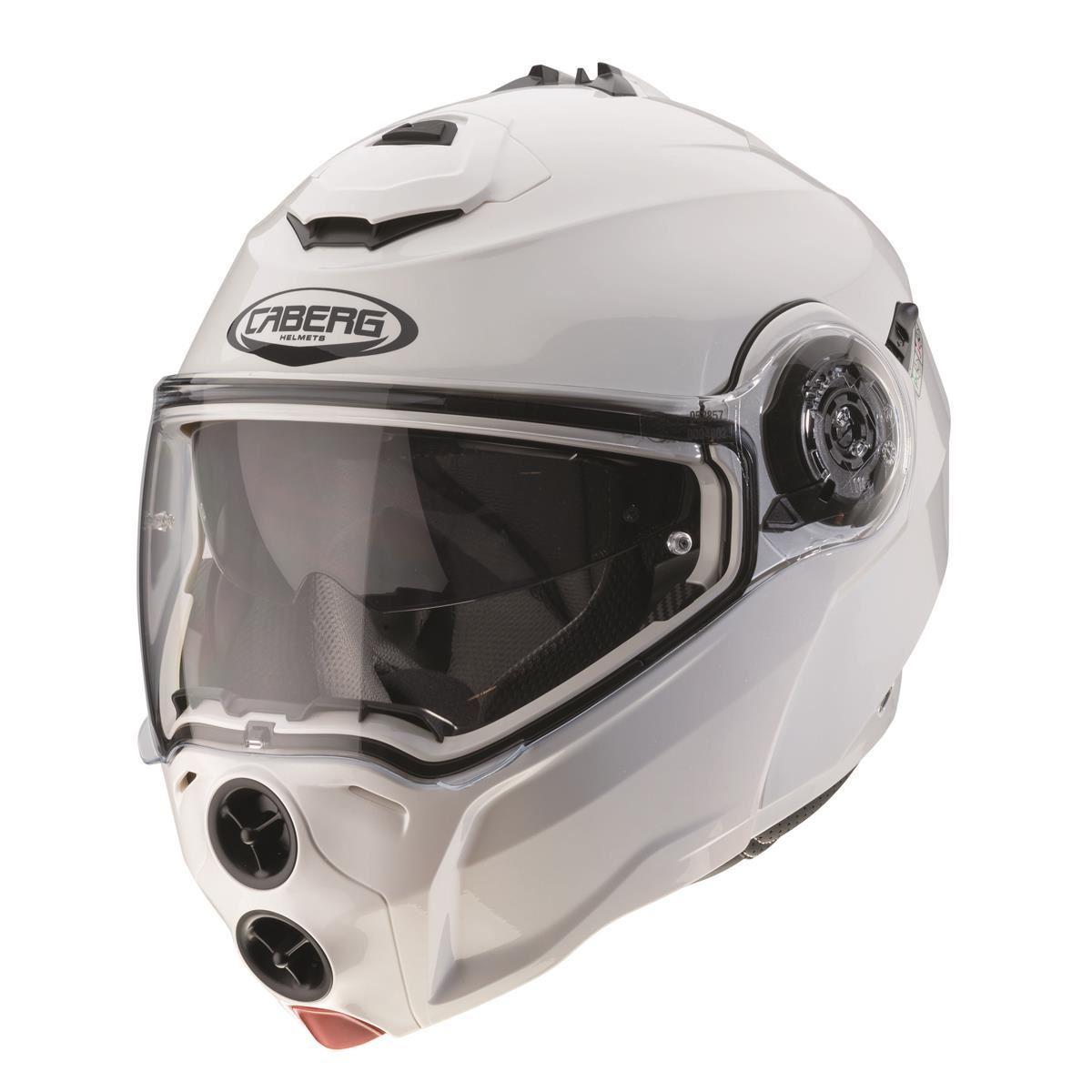 МОТОШОЛОМ МОДУЛЯР CABERG DROID КОЛІР БІЛИЙ ГЛЯНЕЦЬ