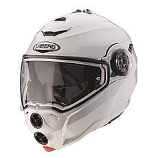 МОТОШОЛОМ МОДУЛЯР CABERG DROID КОЛІР БІЛИЙ ГЛЯНЕЦЬ