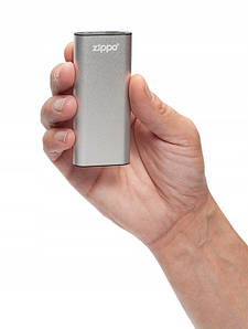 Зовнішній акумулятор грілка для рук Zippo Heatbank 3 Powerbank 2600mAh Silver