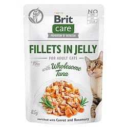 Brit Care Cat pouch Вологий корм для котів (тунець у желе) 85гр